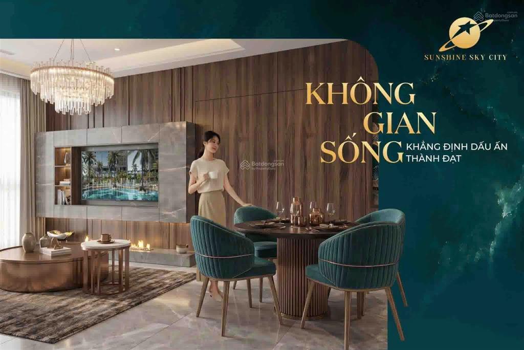 Bán cc 2pn5 tỷ200 sunshine skycity q7 view sông phù hợp đê ở,cho thuê