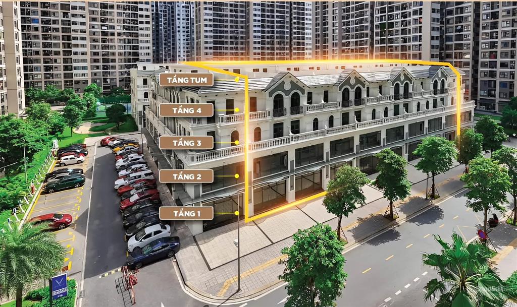 Bán shop boutique vinhomes smart city cho thuê ổn định 6  8%/năm tài sản sinh lời tốt