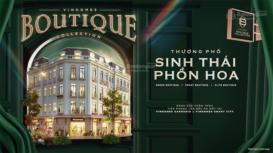 Mở bán shophouse boutique vinhomes smart city 4 tầng