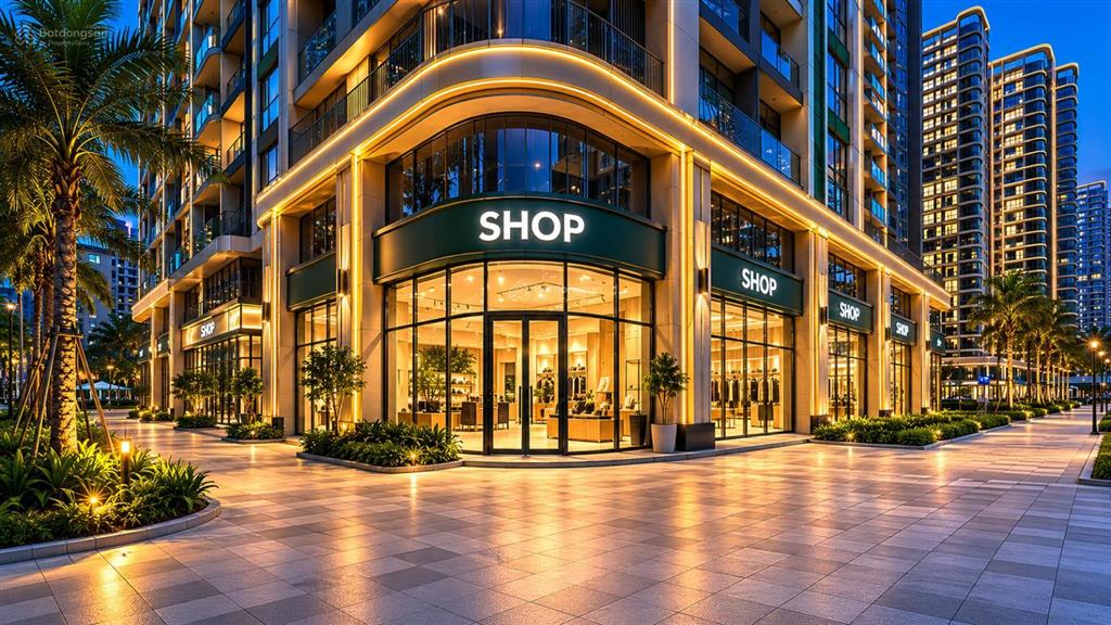 Quỹ căn shop chân đế sổ lâu dàilumiere evergreen vinhomes smart citykí cđtcho thuê 1tr2/m2/tháng