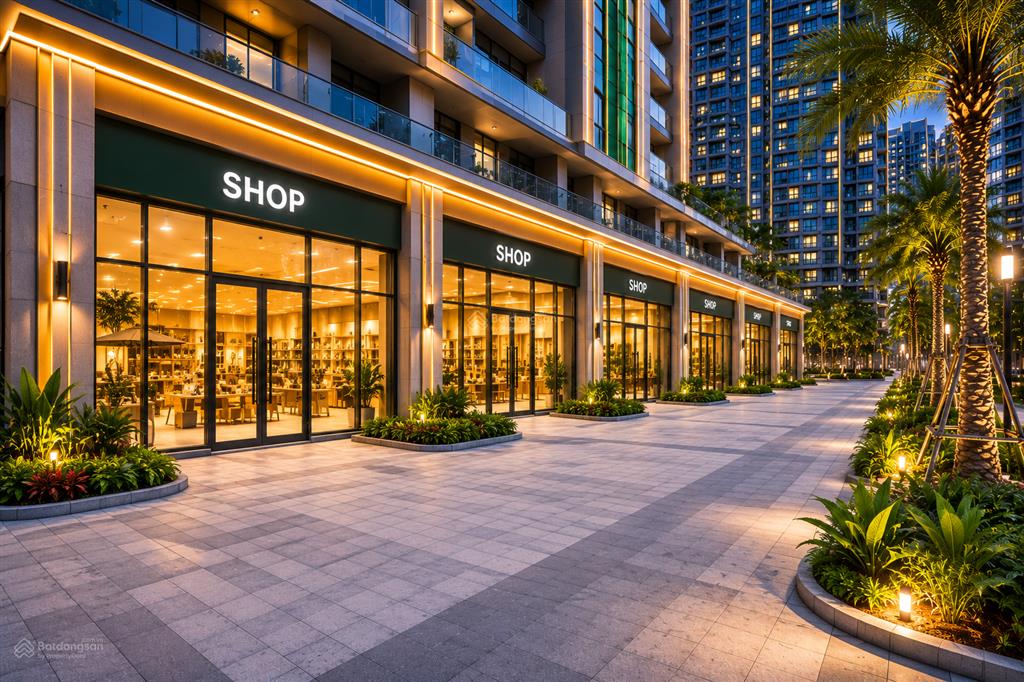 Quỹ căn shop chân đế sổ lâu dàilumiere evergreen vinhomes smart citykí cđtcho thuê 1tr2/m2/tháng
