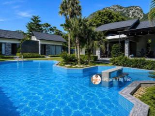 Bán villa nghỉ dưỡng siêu vip tại lương sơn khuôn viên 1300m2 mới hoàn thiện view cánh đồng