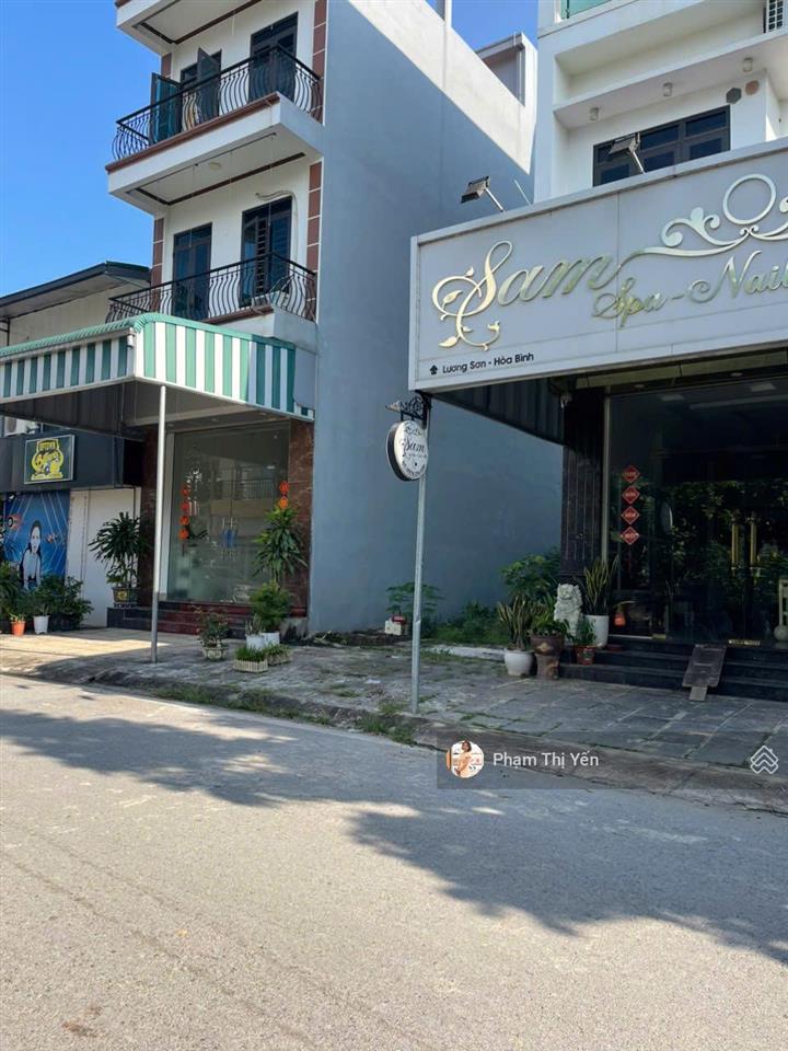 Cần bán lô đất dự án trung tâm phố chợ lương sơn, hướng nam, giá 3,3 tỷ