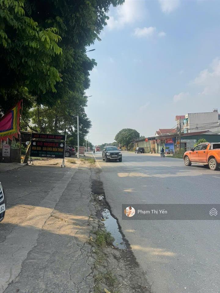 Nổi bật bán lô đất 112m2 full thổ cư mặt đường ql21 đoạn cố thổ, lương sơn kinh doanh sầm uất