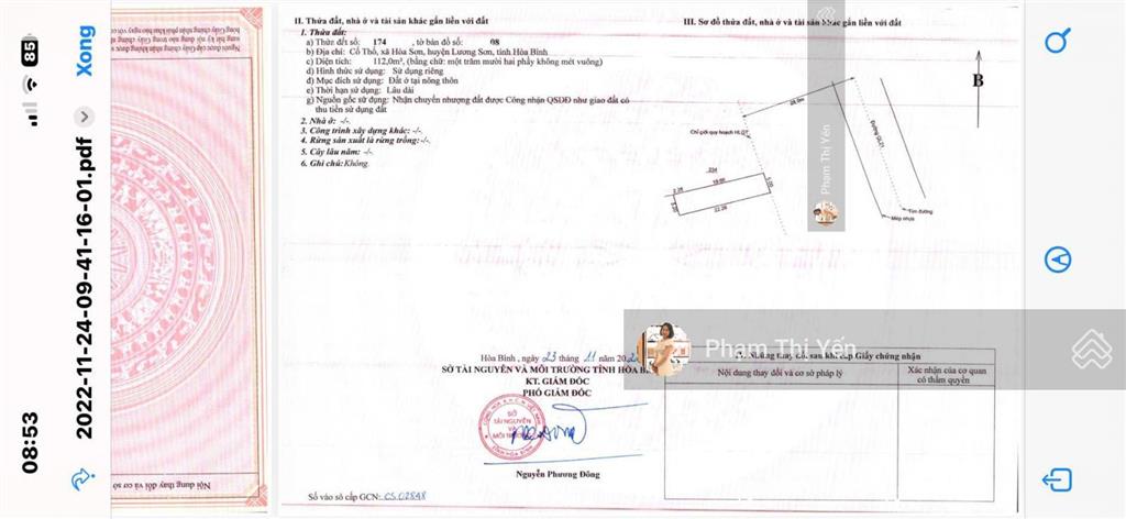 Nổi bật bán lô đất 112m2 full thổ cư mặt đường ql21 đoạn cố thổ, lương sơn kinh doanh sầm uất
