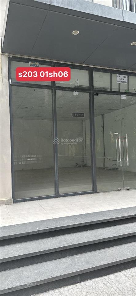 Cho thuê shop 62m2 trung tâm 17.000 căn hộ, phù hợp mở tiệm spa, hàng ăn, phòng khám