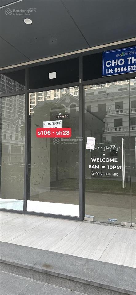 Cho thuê shop 62m2 trung tâm 17.000 căn hộ, phù hợp mở tiệm spa, hàng ăn, phòng khám