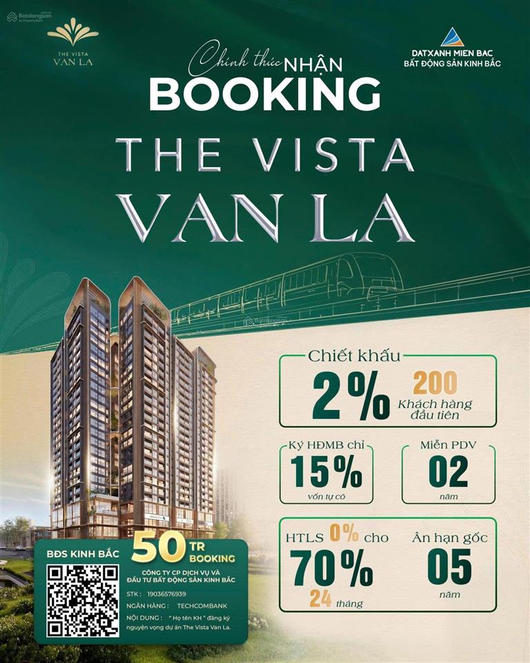 Chính thức nhận booking "siêu phẩm"  the vista văn la