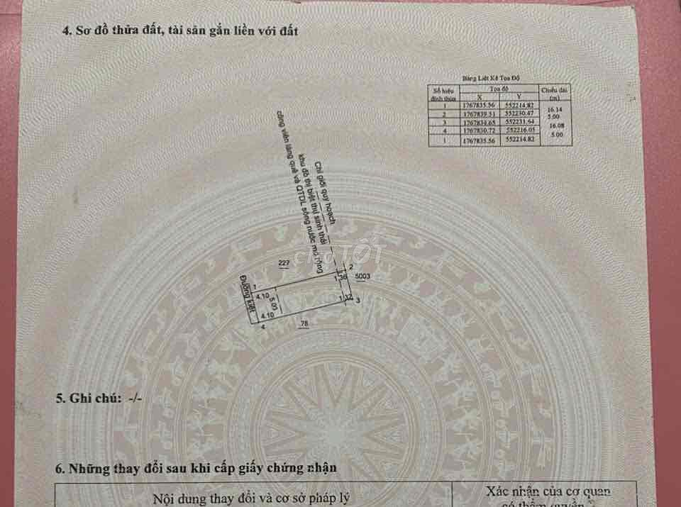 Bán lô kiệt Mai Đăng Chơn - Ngay Võ Chí Công 80m2 chỉ 2 tỷ
