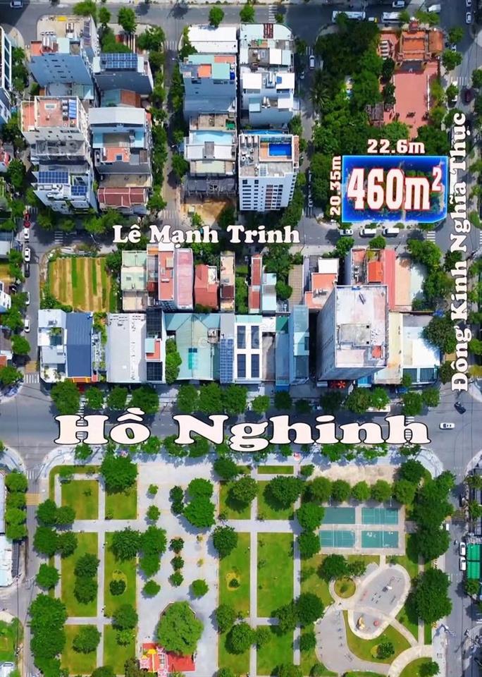 LÔ GÓC 2MT 460M2 ĐÔNG KINH NGHĨA THỤC - LÊ MẠNH TRINH GIÁ 7X TỶ