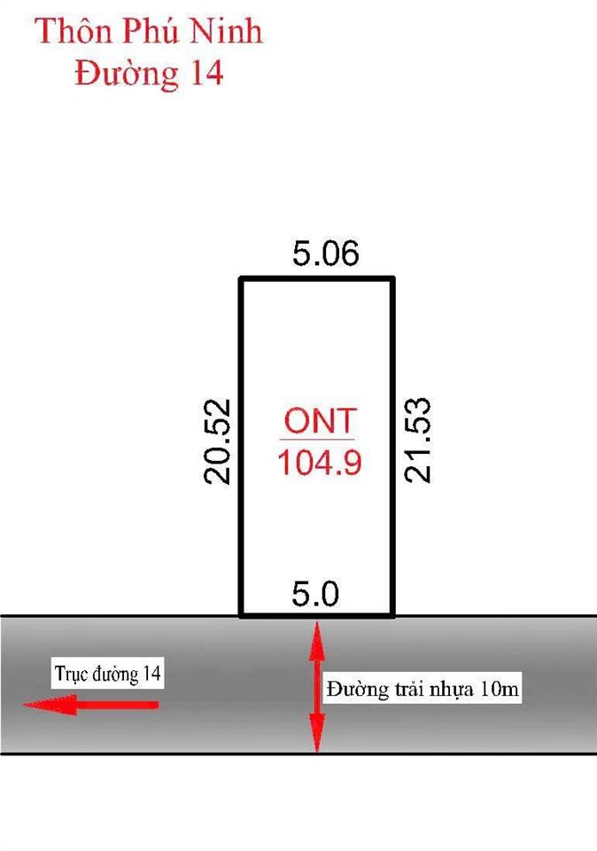Bán nhanh 104m2 full thổ cư sau sân golf  tại ban tiện, xã kim anh  giá đầu tư