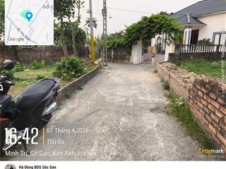 Bán nhanh 107m tại vụ bản, xã kim anh  ngõ thông oto  sẵn sổ đỏ
