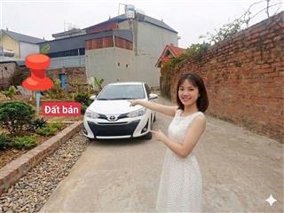 Bán lô đất 91.2m phú hạ, xã kim anh  ngõ thông oto  gần vành đai 4