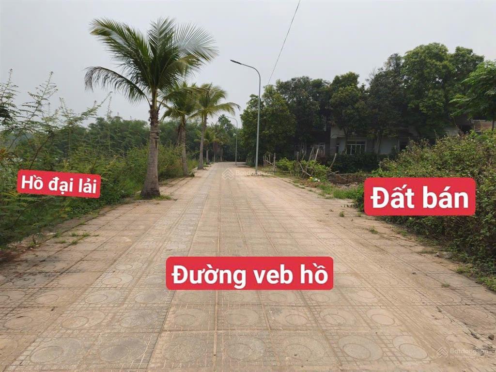 Đất nghỉ dưỡng sát hồ đại lải, có sổ đỏ, thích hợp kinh doanh, làm nhà vườn