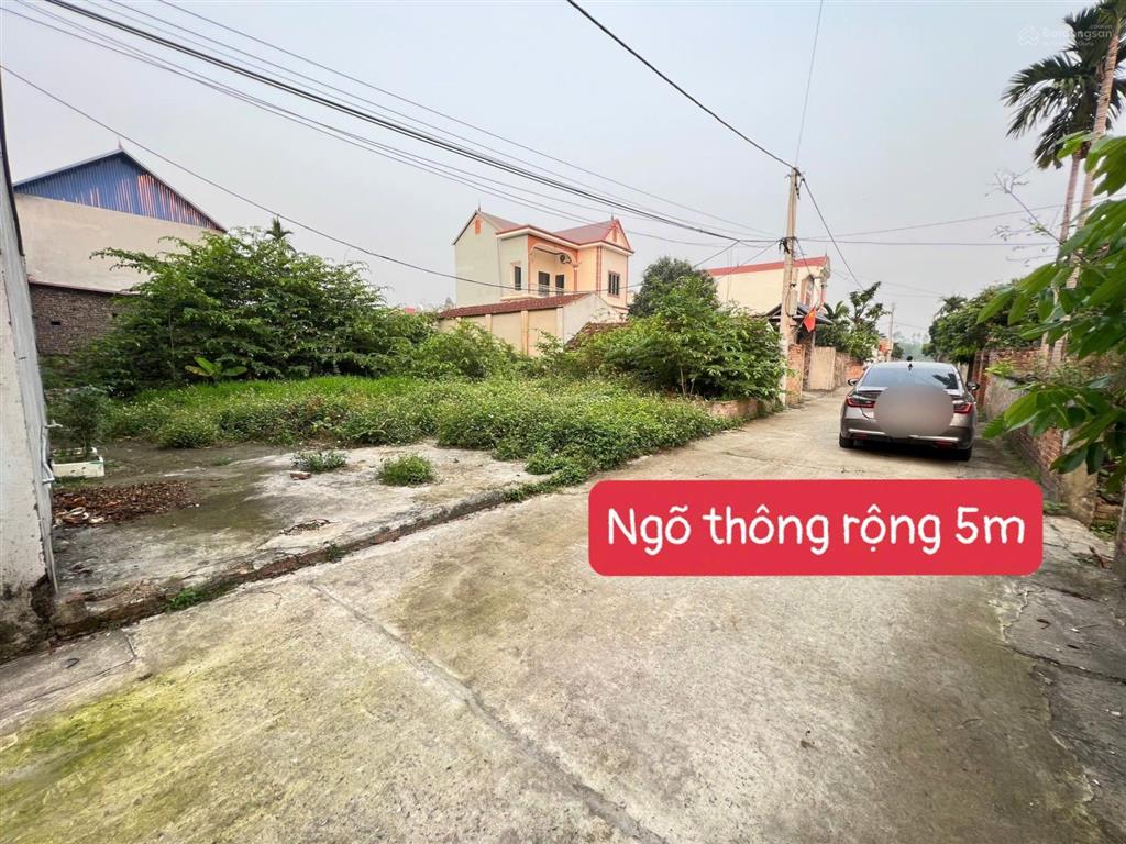 Bán gấp 85.6m2 full tc  ninh môn, nội bài  ngõ thông ô tô tránh  giá có thương lượng