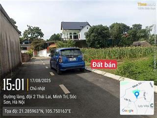 Bán gấp lô đất 113.5m2 full thổ cư thái lai  đường thông ô tô tránh
