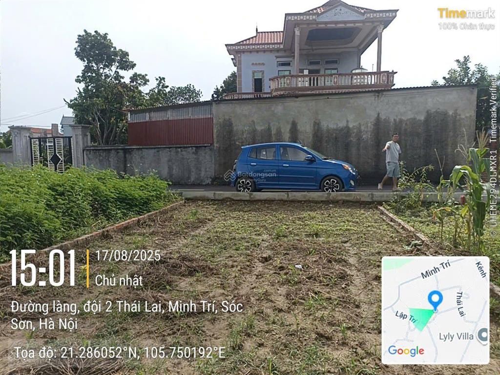 Bán gấp lô đất 113.5m2 full thổ cư thái lai  đường thông ô tô tránh