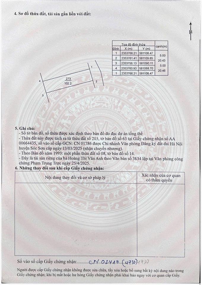 Bán đất tại thôn phú thịnh, 1,62 tỷ, 102,2m2, pháp lý đầy đủ, ngõ thông oto