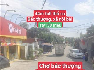 Bắc thượng, xã nội bài  giá 1 tỷ 150 triệu  150m ra chợ  cách kcn nội bài 1.5km