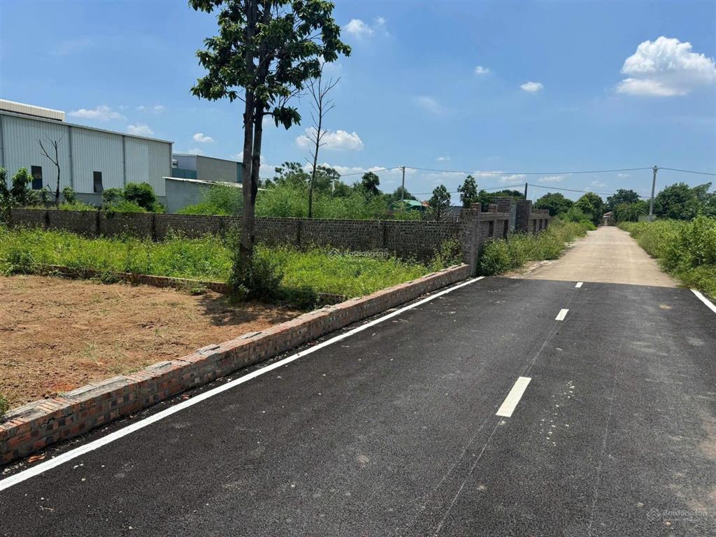 115m thái lai, xã kim anh  đất 2 mặt đường trước sau  sẵn sổ đỏ