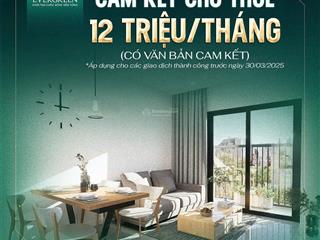 Bán căn góc 3 ngủ 68m2 ở trung tâm kcn. giá 1.950 tỷ thuê lại giá 12tr/tháng trong 3 năm