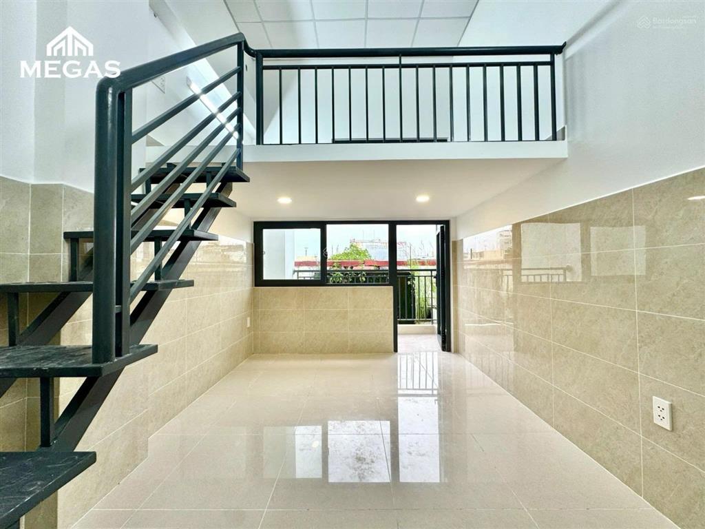 Căn hộ 39m2  mới xây 100%  ban công  full nội thất  ngay cvpm quang trung  dương thị mười