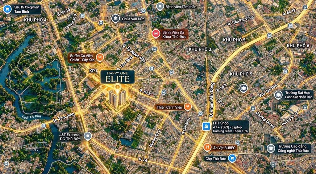 Bán ch 2pn, 66m2 tại happy one elite, 59,8 triệu/m2