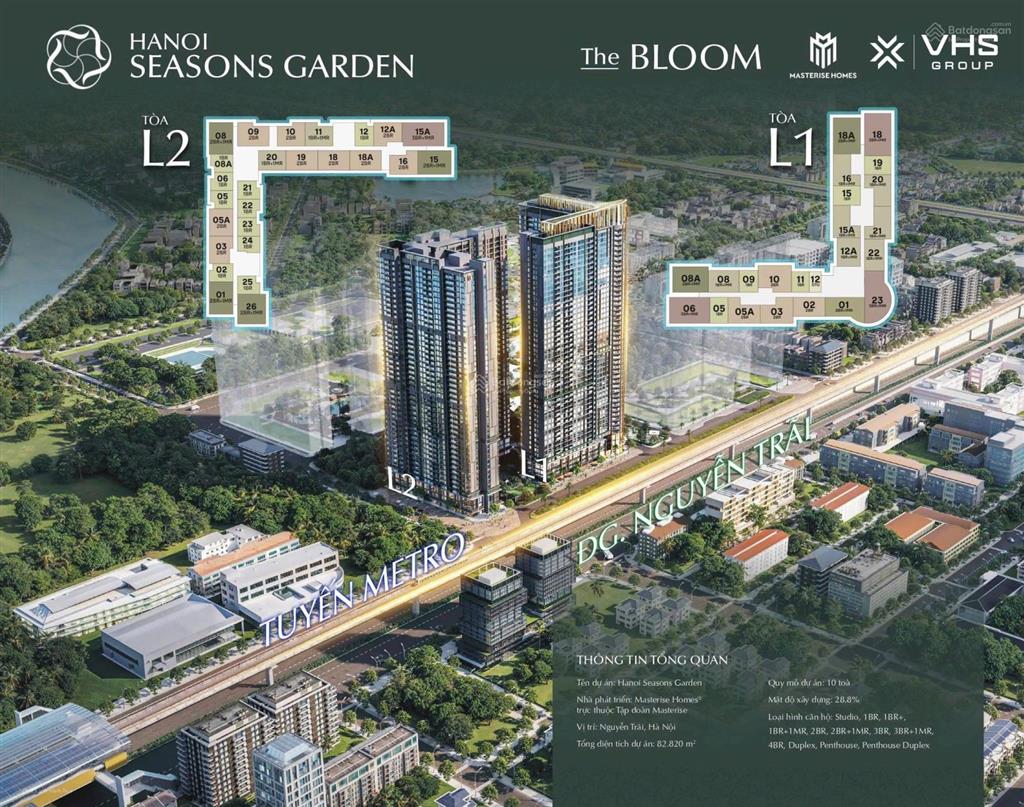 Thông tin mặt bằng, chính sách bán hàng , ưu đãi chính thức tòa l1 và l2 dự án mas cao xả lá