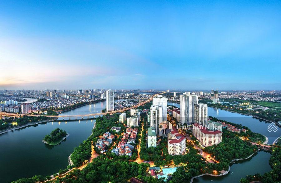 Biệt thự bán đảo linh đàm gần mặt hồ 420m2 siêu khủng, giá rất rẻ chủ thiện chí