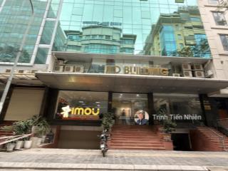 Bán toà 9 tầng phố dịch vọng hậu ngã tư trần thái tông 305m2 toà văn phòng vip