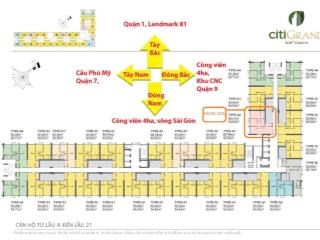 Bán nhanh citigrandtây namtầng 1x3.5 tỷ