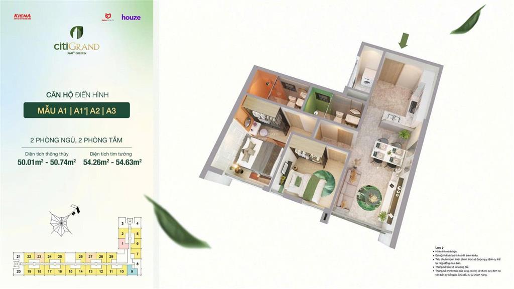 Bán căn citi grand tầng 1x  view triệu đô landmark 81  3,3 tỷ