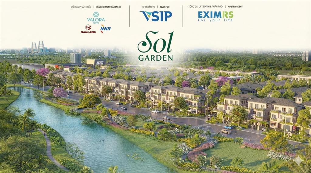 Căn biệt thự đơn lập sol garden giá gốc không chênh từ chủ đầu tư nam long