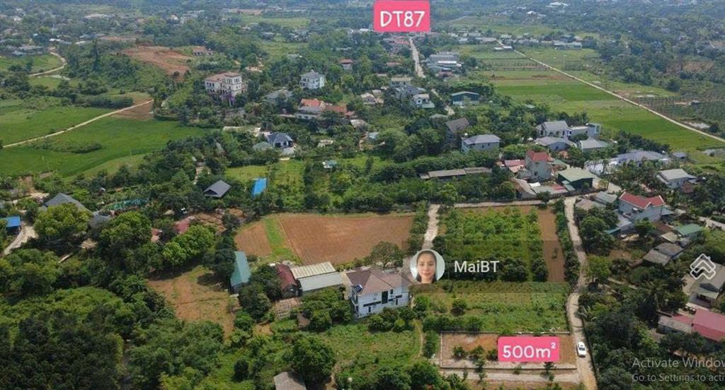 500m2 vị trí trung tâm, gần dt87 , giá 12tr/m