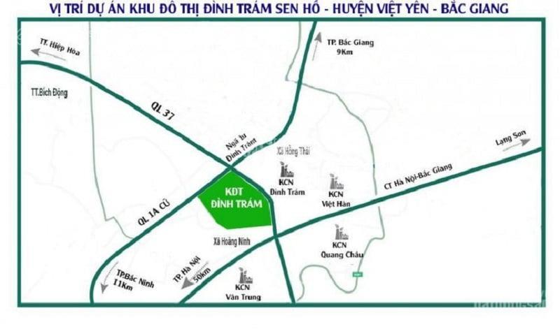 Mở bán đất nền tại khu đô thị đình trám sen hồ, dt 85m2, giá đầu tư 1 tỷ 450 triệu/lô đất