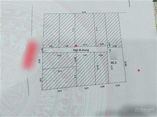 Chính chủ bán đất phố tây trà giá 160tr/m  dt 56,3m nở hậu đẹp, phù hợp xây ccmn, giá 9tỷ