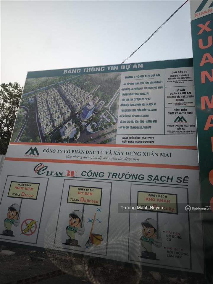 Bán đất phú diễn bắc từ liêm 67m2 chào 19,6 tỷ pl t định cư ô tô tránh vỉa h r kd víp htro bank