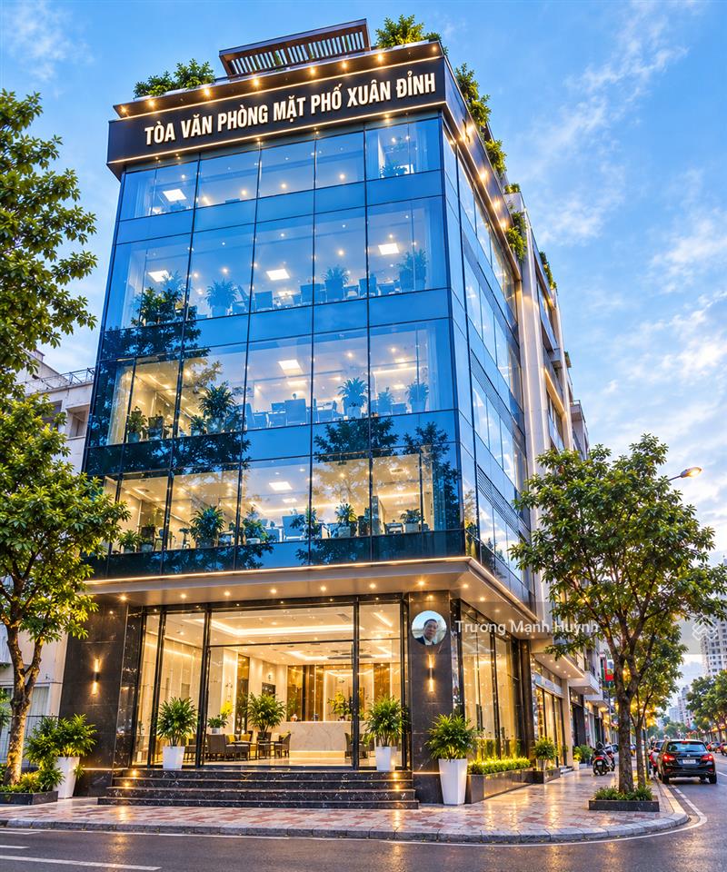 Bán tòa văn phòng mp xuân đỉnh 136m2 x 7t giá 36 tỷ lg mt30m thang máy gara ô tô gần vành đai 2.5