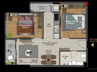 Bán căn hộ 2 phòng ngủ maison grand phú mỹ. diện tích 58m2 giá chỉ 2.1 tỷ nhận nhà ở ngay