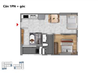 1pn +  1wc 49,66m2 giá 1,8 tỷ căn hộ fenica hỗ trợ lãi suất cho vay 70%