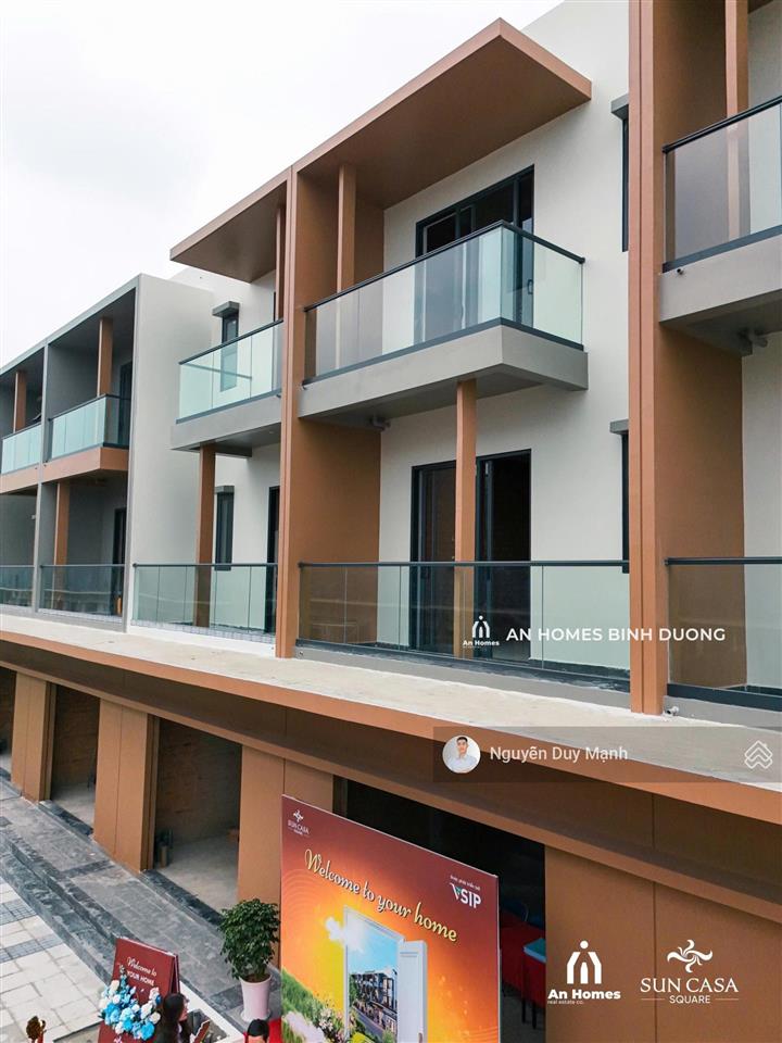 Nhà phố sun casa square  sở hữu ngay chỉ với 1.1tỷ trả trước tiến độ tới 20tháng tại vsip ii