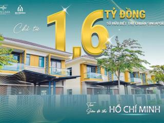 Biệt thự sun casa central chỉ 1.6 tỷ nhận nhà, cho thuê tốt ngay trung tâm vsip iia hồ chí minh