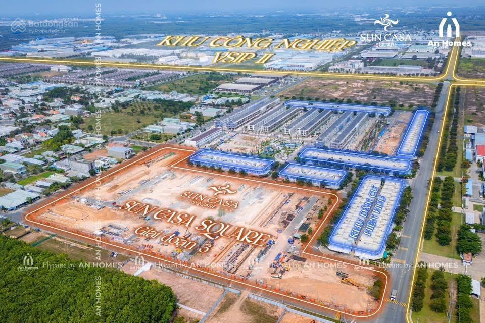 Bán nhà phố suncasa square ngay trung tâm vsip ii trả trước 1.1tỷ nhận nhà ngay ngưng 15tháng