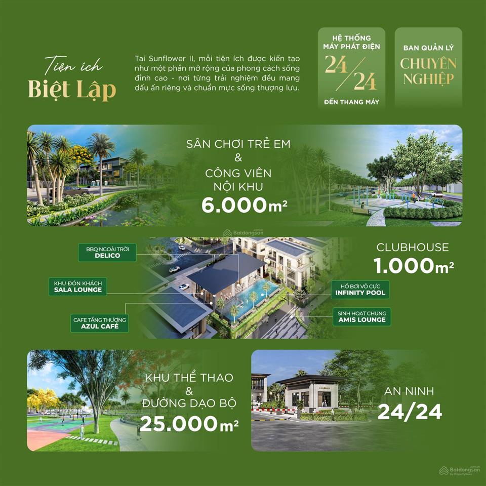 Biệt thự đơn lập sunflower ii 2 mặt tiền tại phường bình dương 361m2 | 18.8 tỷ