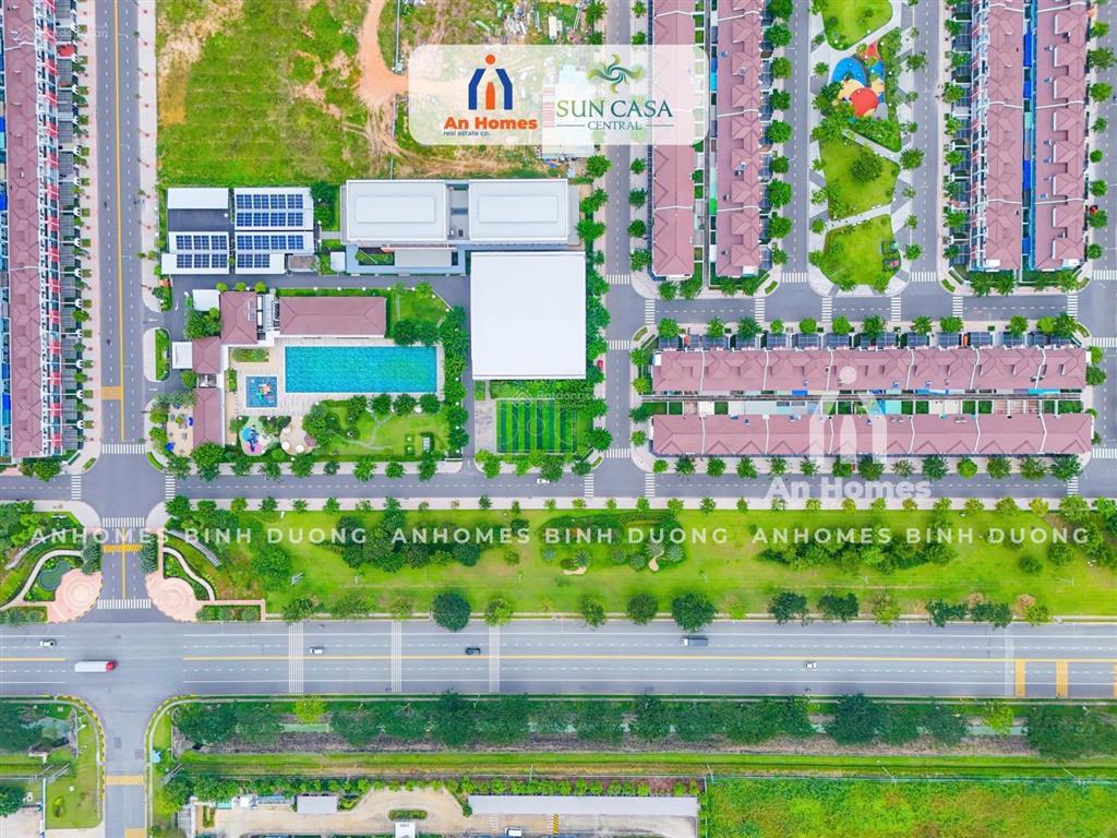 Bán nhà lk sổ hồng sẵn tại sun casa vsip 2a bình dương giá 3 tỷ 150/100m2 gần công viên