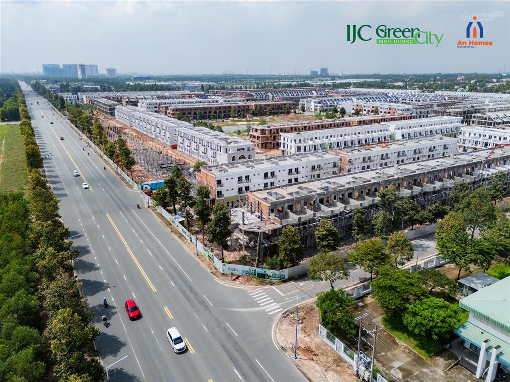 Bán nhà phố green city view công viên 130m2/5.5tỷ tiến độ 14tháng ngay mặt tiền lê lợi bình dương