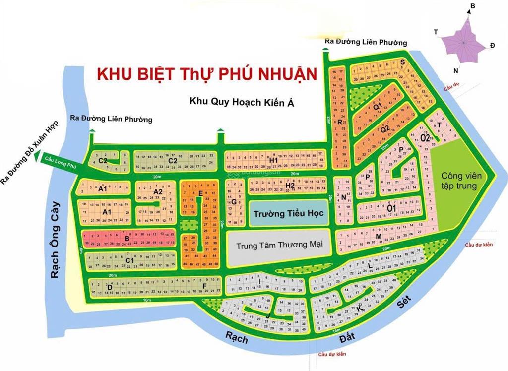 Bán đất da phú nhuận dt 15x20 vị trí ngay gần global city  0909 128 ***