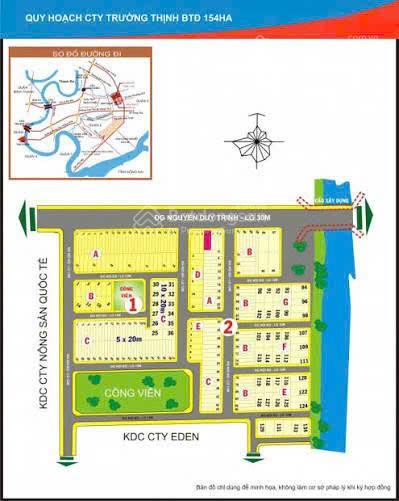 Bán đất trường thịnh nguyễn duy trinh, tp. thủ đức 160m2 giá 95 triệu/m2