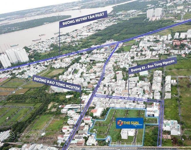 Lô đất hẻm 83 đào tông nguyên kdc the sun residence  4mx12.5m sổ hồng giá 4,6 tỷ