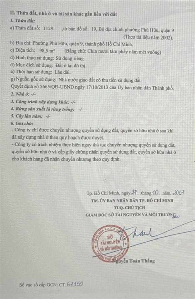Mua đất xây dựng nhà liền! có lô đất chính chủ cần bán kdc tân cảng phú hữu mt nguyễn duy trinh